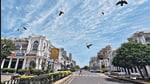 View of a deserted Connaught Place. (HT Archive) View of a deserted Connaught Place. (HT Archive)
