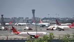 Planes are seen parked at Mumbai airport. All flight operations, both international and domestic, will be conducted through the Terminal 2 starting next Wednesday, authorities have informed.(Satish Bate / HT Photo) Planes are seen parked at Mumbai airport. All flight operations, both international and domestic, will be conducted through the Terminal 2 starting next Wednesday, authorities have informed.(Satish Bate / HT Photo)