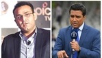 Virender Sehwag and Sanjay Manjrekar Virender Sehwag and Sanjay Manjrekar
