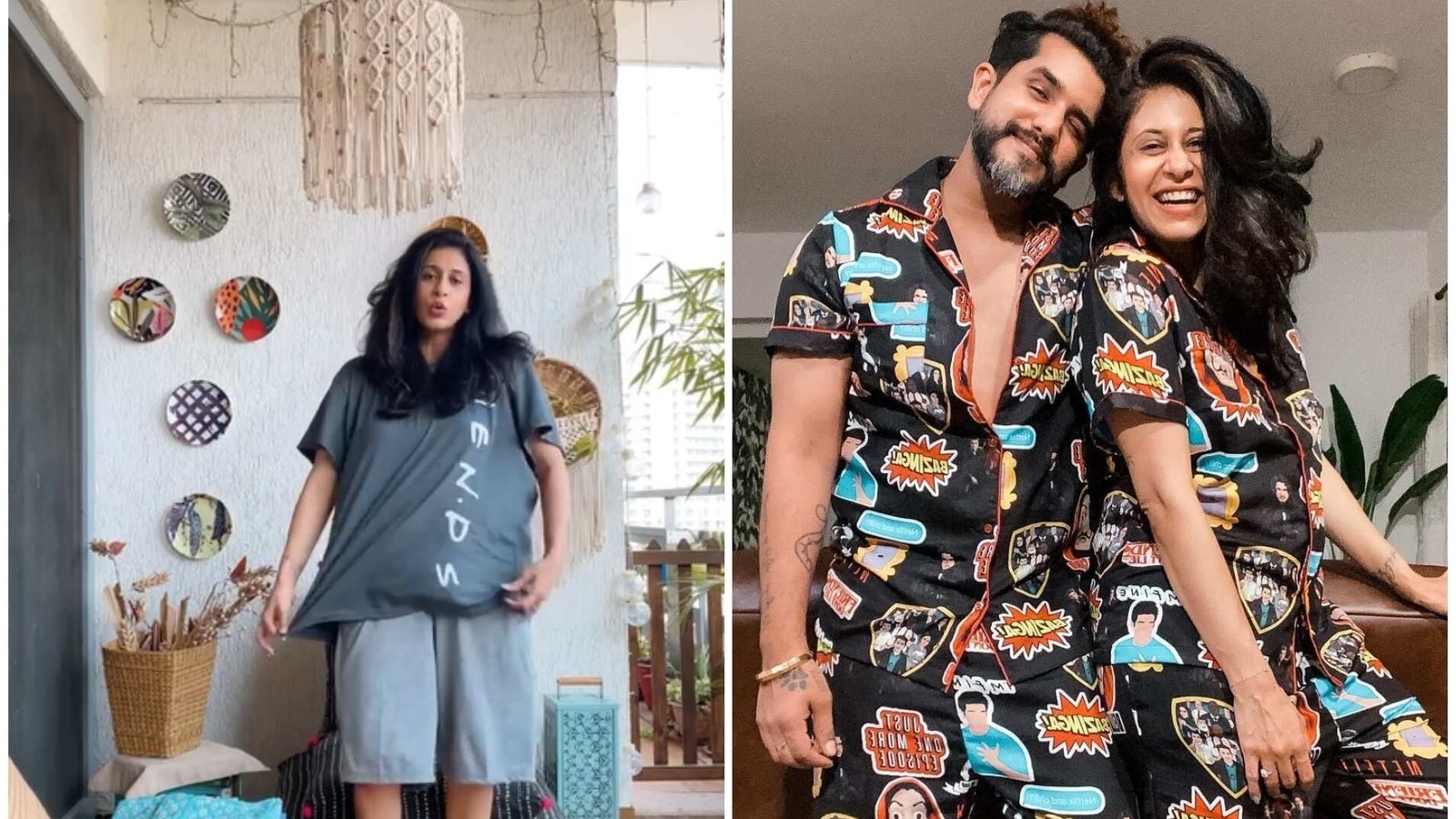 Kishwer Merchant shares ‘pregnancy clothing hacks’, husband Suyyash Rai finds a mention. Watch video