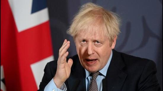 British Prime Minister Boris Johnson’s visit to India will be shorter than the originally planned trip of four to five days and won’t include stopovers in Mumbai and Pune because of the Covid-19 crisis. (REUTERS PHOTO.) British Prime Minister Boris Johnson’s visit to India will be shorter than the originally planned trip of four to five days and won’t include stopovers in Mumbai and Pune because of the Covid-19 crisis. (REUTERS PHOTO.)