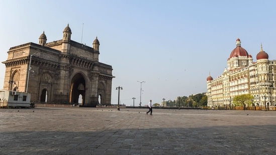 The Gateway of India wears a deserted look on Thursday as Section 144 has been imposed in the city as well as in the state. (PTI) The Gateway of India wears a deserted look on Thursday as Section 144 has been imposed in the city as well as in the state. (PTI)