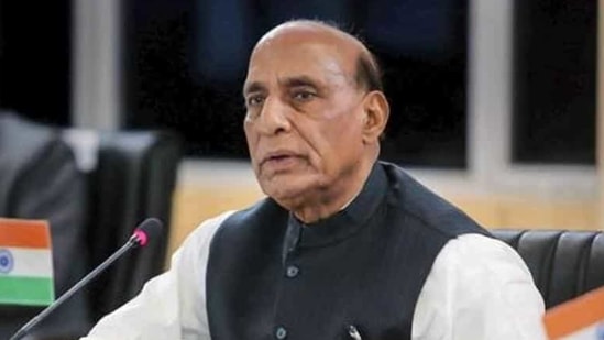 File photo of Union defence minister Rajnath Singh(PTI) File photo of Union defence minister Rajnath Singh(PTI)