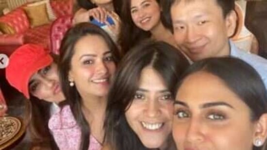 Anita celebrated her 40th birthday with close friends.