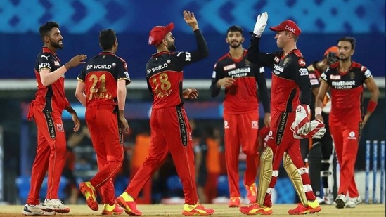 RCB celebrate after win. (IPL)