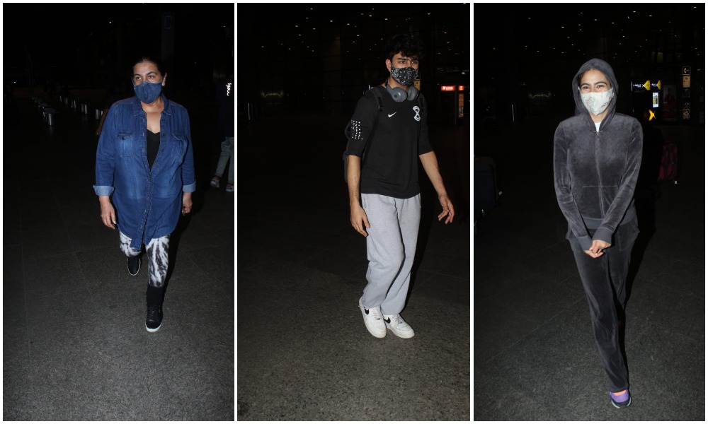 Sara Ali Khan was in Kashmir with mother Amrita Singh and Ibrahim Ali Khan for a trip.(Varinder Chawla) Sara Ali Khan was in Kashmir with mother Amrita Singh and Ibrahim Ali Khan for a trip.(Varinder Chawla)