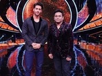 Ehan Bhat with AR Rahman on the sets of Indian Idol 12. Ehan Bhat with AR Rahman on the sets of Indian Idol 12.