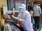 The decision came as the hill state reported 11 fresh Covid-19 fatalities, pushing the death toll to 1,146 on Thursday.(Deepak Sansta/HT) The decision came as the hill state reported 11 fresh Covid-19 fatalities, pushing the death toll to 1,146 on Thursday.(Deepak Sansta/HT)