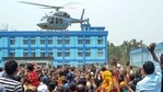 The poll body has dismissed speculation that the last three phases of the West Bengal assembly elections could be clubbed in view of the surge in the cases of the coronavirus disease in the country. (PTI Photo) The poll body has dismissed speculation that the last three phases of the West Bengal assembly elections could be clubbed in view of the surge in the cases of the coronavirus disease in the country. (PTI Photo)