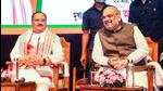 Union home minister Amit Shah, BJP president JP Nadda. (File photo)