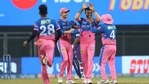 Jaydev Unadkat celebrates a wicket. (Rajasthan Royals/Twitter) Jaydev Unadkat celebrates a wicket. (Rajasthan Royals/Twitter)