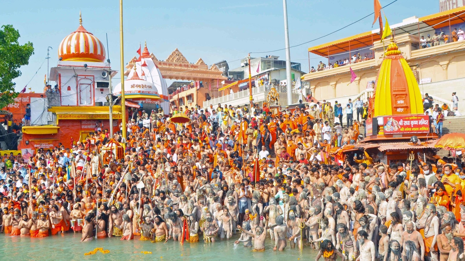 Night curfew in Uttarakhand, but not at Kumbh mela | Latest News India ...