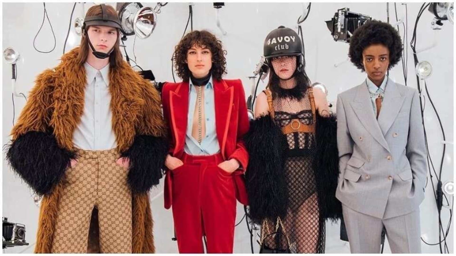 Alessandro Michele Brings Back Tom Ford's Gucci's 1996 Red Velvet Suit