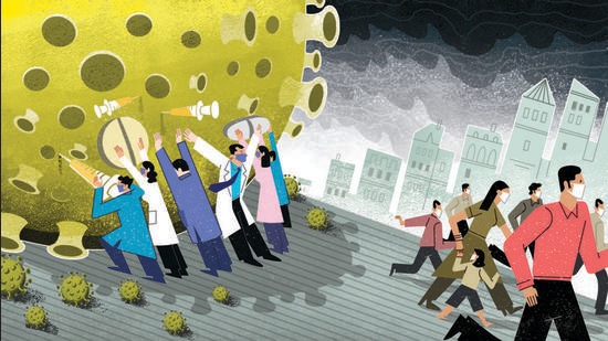 Today, it is to our doctors and medical fraternity that the world turns, for hope and deliverance. (Illustration: Gajanan Nirphale) Today, it is to our doctors and medical fraternity that the world turns, for hope and deliverance. (Illustration: Gajanan Nirphale)
