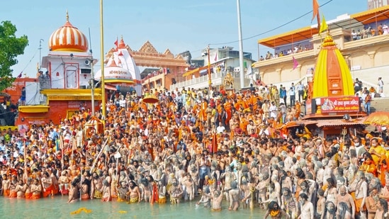 Pilgrims in Haridwar