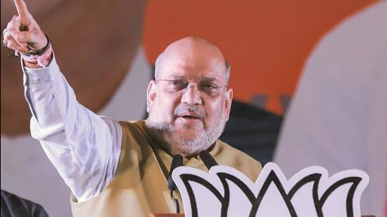 Union home minister Amit Shah. (PTI) Union home minister Amit Shah. (PTI)