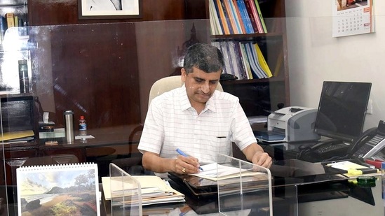 Ajay Seth takes charge as the new Secretary of Department of Economic Affairs (DEA), Ministry of Finance, in New Delhi.(PTI) Ajay Seth takes charge as the new Secretary of Department of Economic Affairs (DEA), Ministry of Finance, in New Delhi.(PTI)