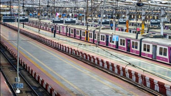 Deserted platforms at Chhatrapati Shivaji Maharaj Terminus following restrictions imposed by the Maharashtra government, amid rise in Covid-19 cases, in Mumbai on Thursday, April 15. (PTI) Deserted platforms at Chhatrapati Shivaji Maharaj Terminus following restrictions imposed by the Maharashtra government, amid rise in Covid-19 cases, in Mumbai on Thursday, April 15. (PTI)