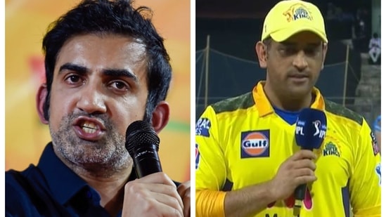 Gautam Gambhir and MS Dhoni Gautam Gambhir and MS Dhoni