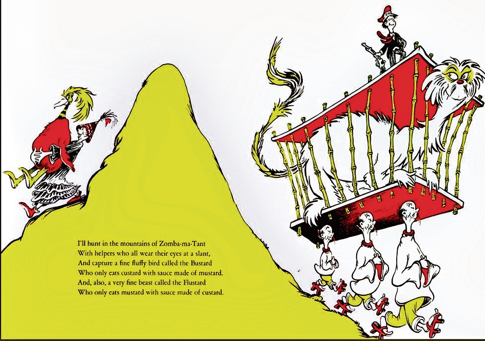 Publication of six Dr Seuss books was halted last month, after Americans protested the use of terms such as “slant-eyed folks” (in If I Ran the Zoo, above). Publication of six Dr Seuss books was halted last month, after Americans protested the use of terms such as “slant-eyed folks” (in If I Ran the Zoo, above).