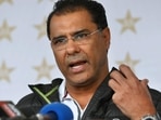 Pakistan's bowling coach, Waqar Younis gives press conference at Gaddafi stadium in Lahore, Pakistan, (AP) Pakistan's bowling coach, Waqar Younis gives press conference at Gaddafi stadium in Lahore, Pakistan, (AP)