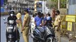 File photo: Police Naka Bandi at Cadburry Junction at Mahalaxmi in Mumbai. (Anshuman Poyrekar/HT Photo) File photo: Police Naka Bandi at Cadburry Junction at Mahalaxmi in Mumbai. (Anshuman Poyrekar/HT Photo)