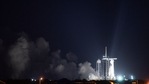 In this image released by NASA, a SpaceX Falcon 9 rocket with the company's Crew Dragon spacecraft onboard is seen on the launch pad at Launch Complex 39A during a brief static fire test ahead of NASA�s SpaceX Crew-2 mission, Saturday, April 17, 2021, at NASA�s Kennedy Space Center in Florida. - NASA�s SpaceX Crew-2 mission is the second crew rotation mission of the SpaceX Crew Dragon spacecraft and Falcon 9 rocket to the International Space Station as part of the agency�s Commercial Crew Program. NASA astronauts Shane Kimbrough and Megan McArthur, ESA (European Space Agency) astronaut Thomas Pesquet, and Japan Aerospace Exploration Agency (JAXA) astronaut Akihiko Hoshide are scheduled to launch on April 22. (Photo by Joel KOWSKY / NASA / AFP) / RESTRICTED TO EDITORIAL USE - MANDATORY CREDIT "AFP PHOTO / NASA / Joel Kowsky" - NO MARKETING - NO ADVERTISING CAMPAIGNS - DISTRIBUTED AS A SERVICE TO CLIENTS(AFP) In this image released by NASA, a SpaceX Falcon 9 rocket with the company's Crew Dragon spacecraft onboard is seen on the launch pad at Launch Complex 39A during a brief static fire test ahead of NASA�s SpaceX Crew-2 mission, Saturday, April 17, 2021, at NASA�s Kennedy Space Center in Florida. - NASA�s SpaceX Crew-2 mission is the second crew rotation mission of the SpaceX Crew Dragon spacecraft and Falcon 9 rocket to the International Space Station as part of the agency�s Commercial Crew Program. NASA astronauts Shane Kimbrough and Megan McArthur, ESA (European Space Agency) astronaut Thomas Pesquet, and Japan Aerospace Exploration Agency (JAXA) astronaut Akihiko Hoshide are scheduled to launch on April 22. (Photo by Joel KOWSKY / NASA / AFP) / RESTRICTED TO EDITORIAL USE - MANDATORY CREDIT "AFP PHOTO / NASA / Joel Kowsky" - NO MARKETING - NO ADVERTISING CAMPAIGNS - DISTRIBUTED AS A SERVICE TO CLIENTS(AFP)