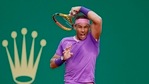 Rafael Nadal of Spain follows his shot to Andrey Rublev of Russia during their quarterfinal match of the Monte Carlo Tennis Masters tournament in Monaco, Friday, April 16, 2021.(AP) Rafael Nadal of Spain follows his shot to Andrey Rublev of Russia during their quarterfinal match of the Monte Carlo Tennis Masters tournament in Monaco, Friday, April 16, 2021.(AP)
