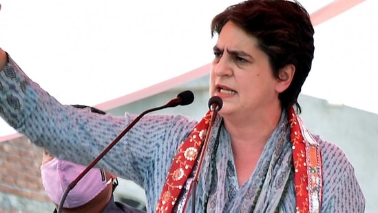 Priyanka Gandhi also tagged a social media post in which an appeal was made to Prime Minister Narendra Modi to intervene to deal with the alleged lack of oxygen supply for people affected with Covid-19 in Varanasi.(ANI) Priyanka Gandhi also tagged a social media post in which an appeal was made to Prime Minister Narendra Modi to intervene to deal with the alleged lack of oxygen supply for people affected with Covid-19 in Varanasi.(ANI)
