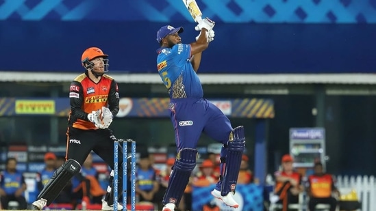 Kieron Pollard provided late fireworks. (IPL)