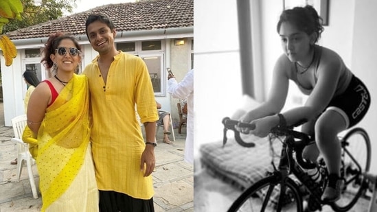 Ira Khan's boyfriend Nupur Shikhare shared a picture of Aamir Khan's daughter working out. Ira Khan's boyfriend Nupur Shikhare shared a picture of Aamir Khan's daughter working out.
