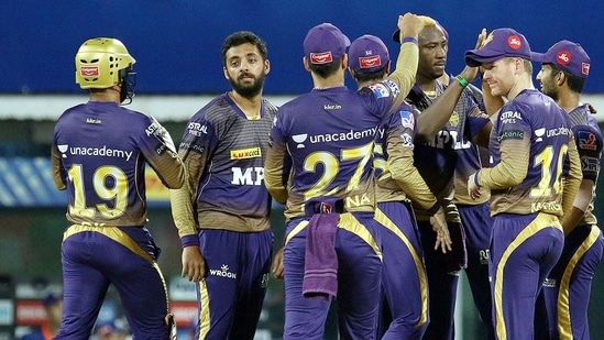 Kolkata Knight Riders in action in Chennai. (PTI)