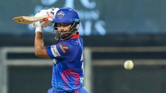 Rishabh Pant of Delhi Capitals plays a shot during Indian Premier League cricket match between Rajasthan Royals and Delhi Capitals at the Wankhede Stadium in Mumbai (PTI) Rishabh Pant of Delhi Capitals plays a shot during Indian Premier League cricket match between Rajasthan Royals and Delhi Capitals at the Wankhede Stadium in Mumbai (PTI)