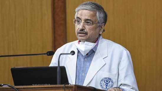 Dr Randeep Guleria, Director of the All India Institute of Medical Sciences (AIIMS). (PTI photo)