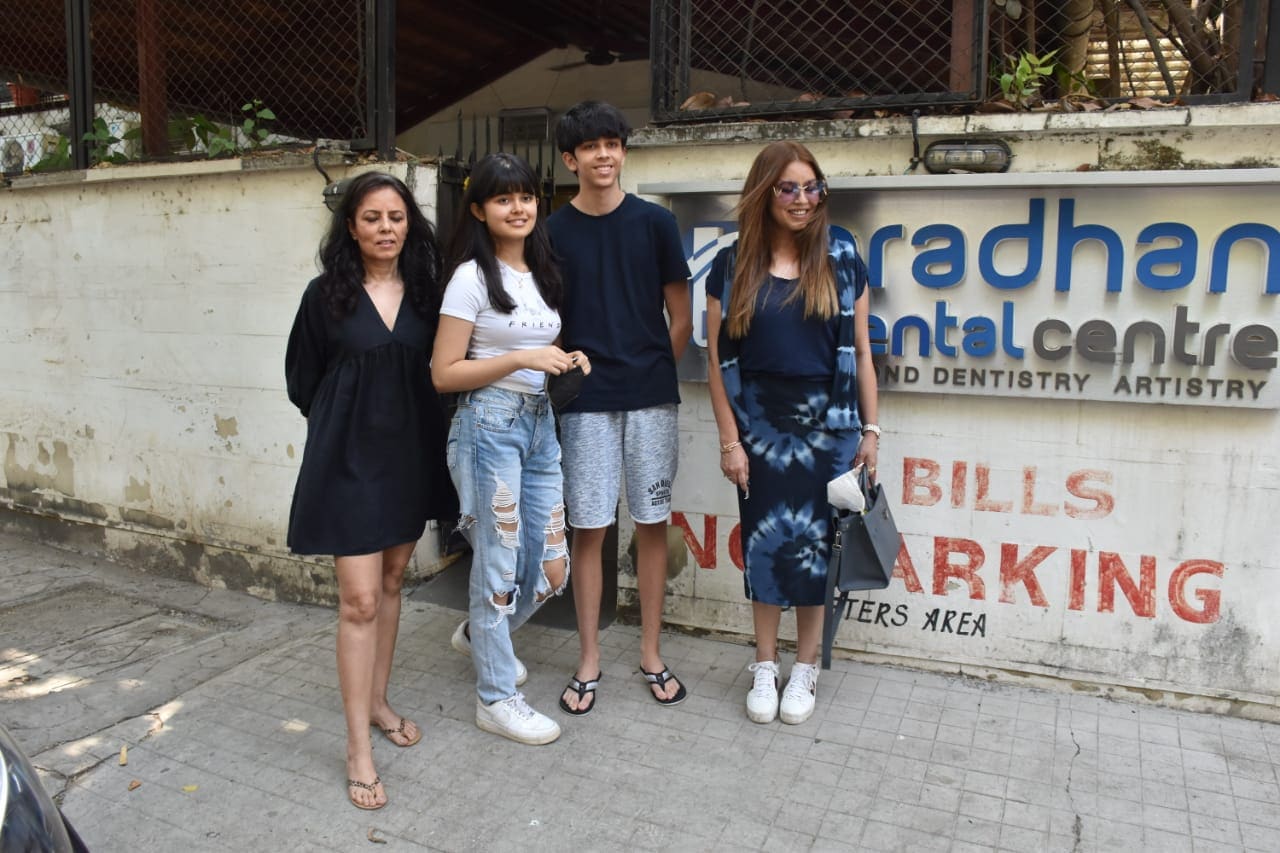 Mahima Chaudhary with her daughter Ariana, sister and nephew. Mahima Chaudhary with her daughter Ariana, sister and nephew.