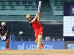 AB de Villiers smashed 76 runs.(IPL)