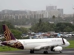 This decision was taken as three passengers on Vistara's Mumbai-Hong Kong flight on Sunday tested positive for Covid-19 on arrival. (REUTERS)(HT_PRINT) This decision was taken as three passengers on Vistara's Mumbai-Hong Kong flight on Sunday tested positive for Covid-19 on arrival. (REUTERS)(HT_PRINT)