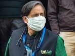 Congress leader Shashi Tharoor at Parliament House in New Delhi. Congress leader Shashi Tharoor at Parliament House in New Delhi.