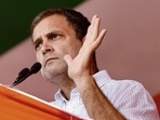 Congress leader Rahul Gandhi on Sunday suspended all his public rallies scheduled in West Bengal in view of the rising Covid-19 cases in the state and country.(PTI Photo)