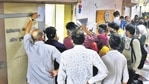People queue up to buy Remdesivir at a store run by the Chemists Association of Pune District, near Bajirao road in Pune. (Kalpesh Nukte/HT PHOTO) People queue up to buy Remdesivir at a store run by the Chemists Association of Pune District, near Bajirao road in Pune. (Kalpesh Nukte/HT PHOTO)