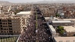 Discussions between Iran and Saudi Arabia also focused on Houthis. An aerial image provided by Houthi Media Center on March 26, 2021, shows supporters of Yemen's Huthi rebels attending a rally, to mark the sixth anniversary of the Saudi-led coalition's intervention in Yemen, in the capital Sanaa.(AFP/For Representative Purposes Only) Discussions between Iran and Saudi Arabia also focused on Houthis. An aerial image provided by Houthi Media Center on March 26, 2021, shows supporters of Yemen's Huthi rebels attending a rally, to mark the sixth anniversary of the Saudi-led coalition's intervention in Yemen, in the capital Sanaa.(AFP/For Representative Purposes Only)
