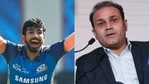 Jasprit Bumrah (left) and Virender Sehwag(HT Photo) Jasprit Bumrah (left) and Virender Sehwag(HT Photo)