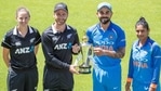Captains of New Zealand, India's men's and women's cricket team. (BCCI/Twitter) Captains of New Zealand, India's men's and women's cricket team. (BCCI/Twitter)