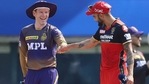 KKR captain Eoin Morgan and RCB skipper Virat Kohli (R). (RCB/Twitter) KKR captain Eoin Morgan and RCB skipper Virat Kohli (R). (RCB/Twitter)