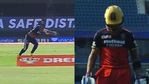 Rahul Tripathi took a genius catch to remove Virat Kohli. (Twitter) Rahul Tripathi took a genius catch to remove Virat Kohli. (Twitter)