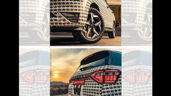 The chrome-studded grille and redesigned fog lamps are exclusive to the Alcazar The chrome-studded grille and redesigned fog lamps are exclusive to the Alcazar