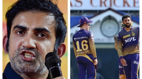 Gautam Gambhir criticised Eoin Morgan's captaincy against RCB. (File/IPL)