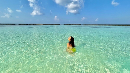 Shraddha Kapoor was also recently in the Maldives. 
