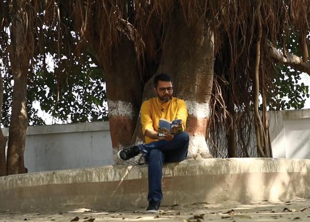 Neelesh at his home in his village Neelesh at his home in his village