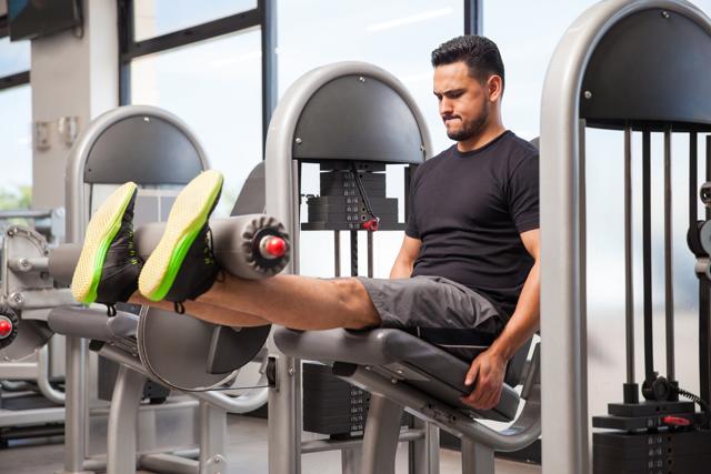 A person with long legs will not find success with just squats to put on size on his legs. He might need to shift to a leg press and leg extension combination (Shutterstock) A person with long legs will not find success with just squats to put on size on his legs. He might need to shift to a leg press and leg extension combination (Shutterstock)